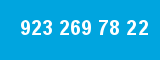 923 269 78 22 923 269 78 22